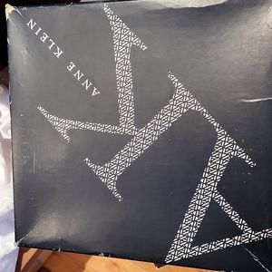 Anne Klein orange high heel sandals